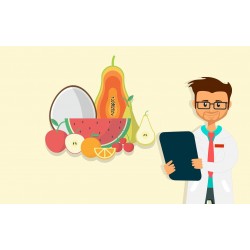 Fruits et légumes avec un nutritionniste