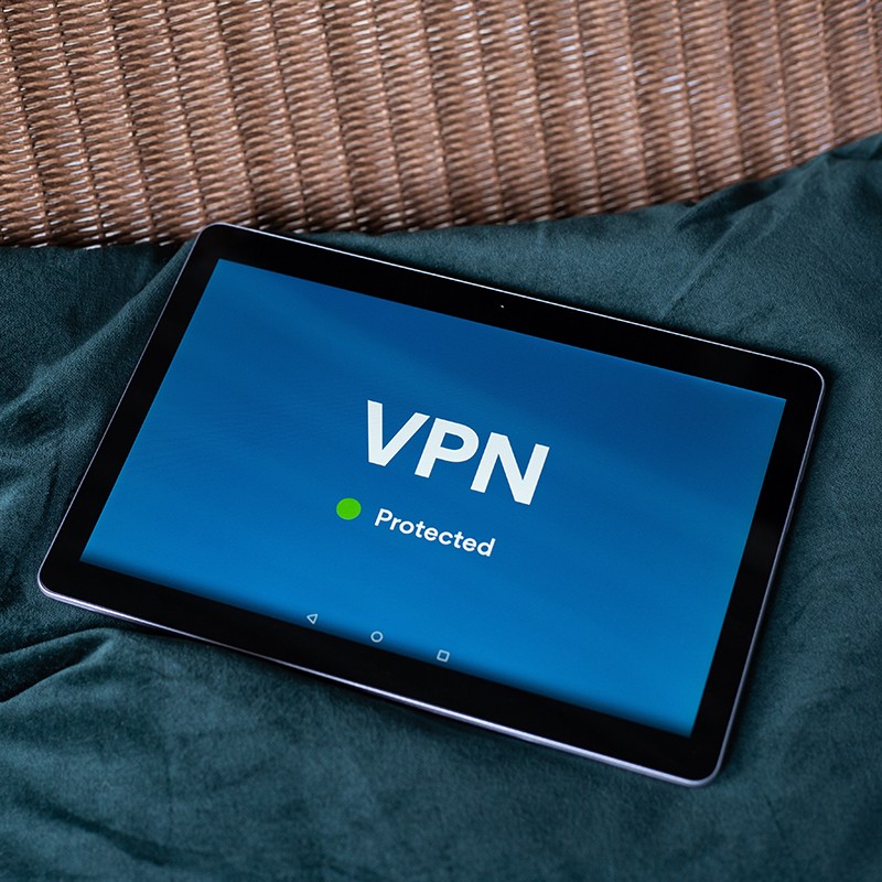Une tablette protégé par un VPN