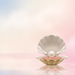 Une perle dans un coquillage
