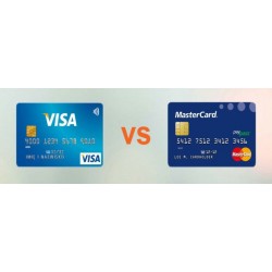 Logo Visa et Mastercard