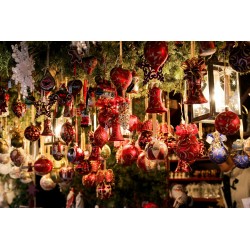 décorations et boules de Noël