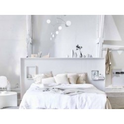 chambre total look blanc