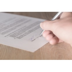 Signature de contrat