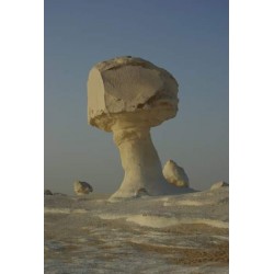 Formation rocheuse dans le désert blanc en Égypte