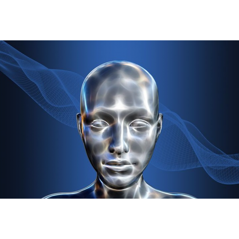Image d\'un robot de face