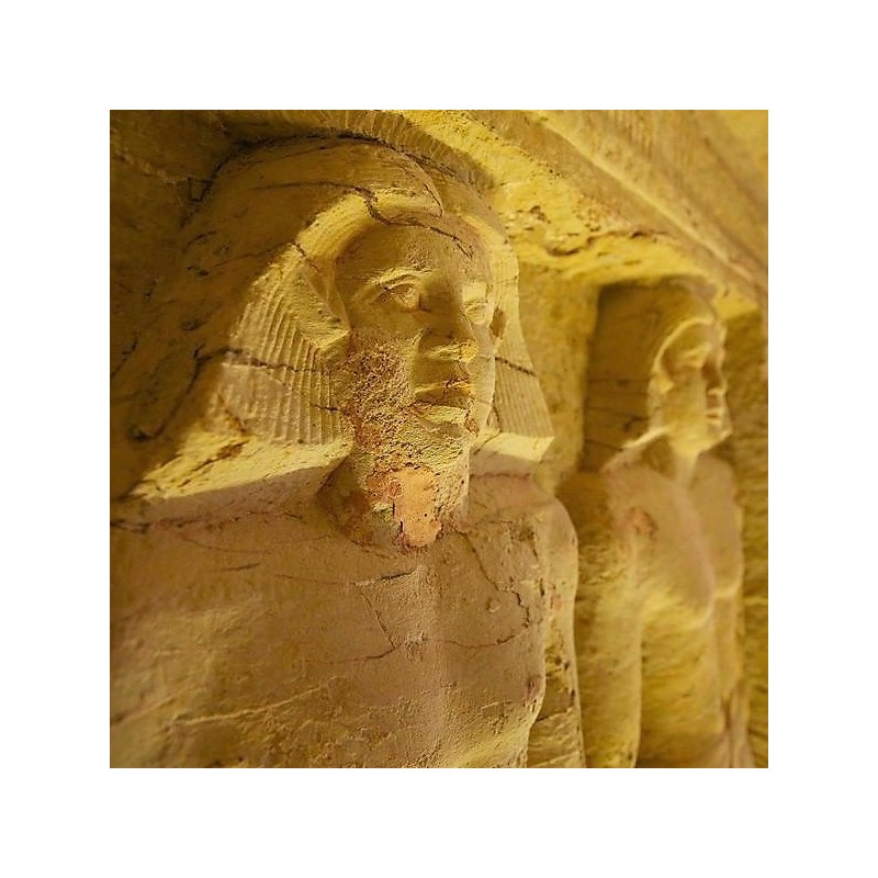 statues-temple-égyptien-kom-shakan