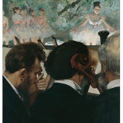Un tableau de Degas representant une danseuse