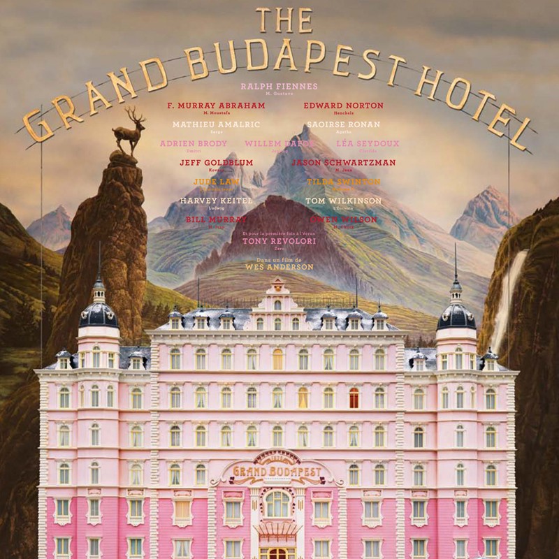 Affiche officiel Grand Budapest Hotel