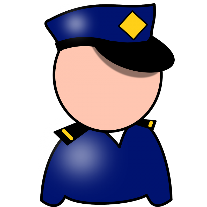 policier stylisé